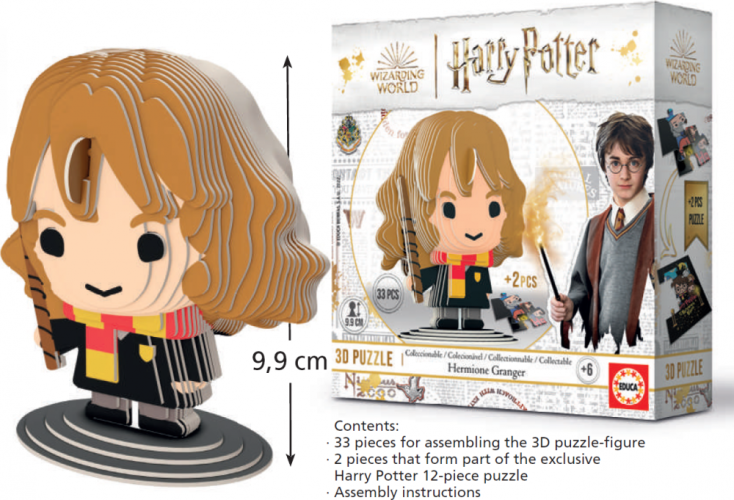 EDUCA 3D puzzle Harry Potter: Hermiona Grangerová 33 ks