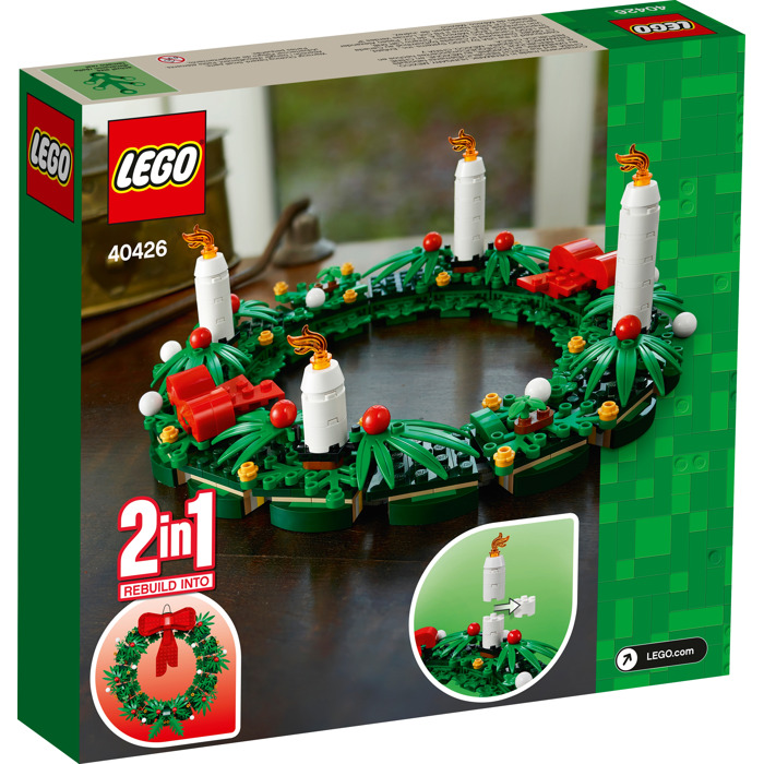 LEGO® Iconic 40426 Vánoční věnec 2 v 1