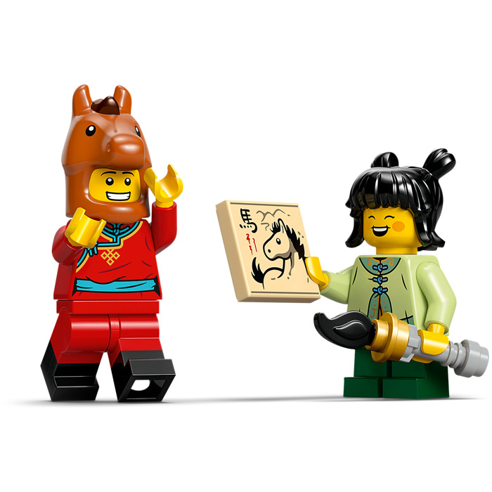 LEGO® 80119 Zvitok s obrazom cválajúcich koní