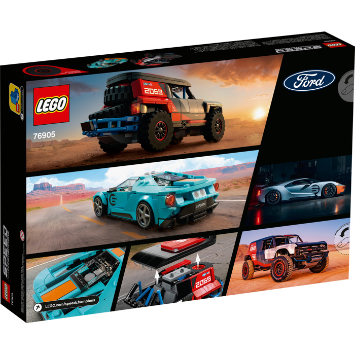 LEGO® Speed Champions 76905 Ford GT Heritage Edition a Bronco R