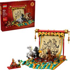 LEGO® 80119 Svitek s obrazem cválajících koní
