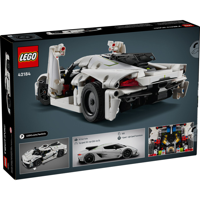LEGO® Technic 42184 Biele hyperauto Koenigsegg Jesko Absolut
