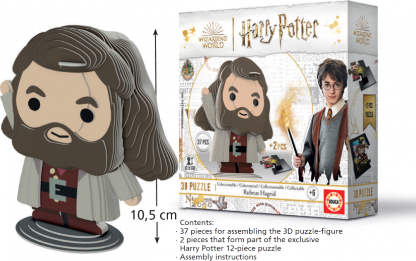 EDUCA 3D puzzle Harry Potter: Rubeus Hagrid
