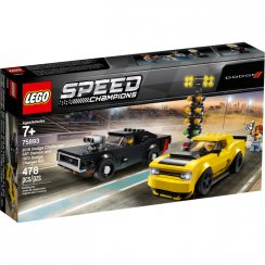 LEGO® Speed Champions 75893 2018 Dodge Challenger SRT Demon a 1970 Dodge Charger