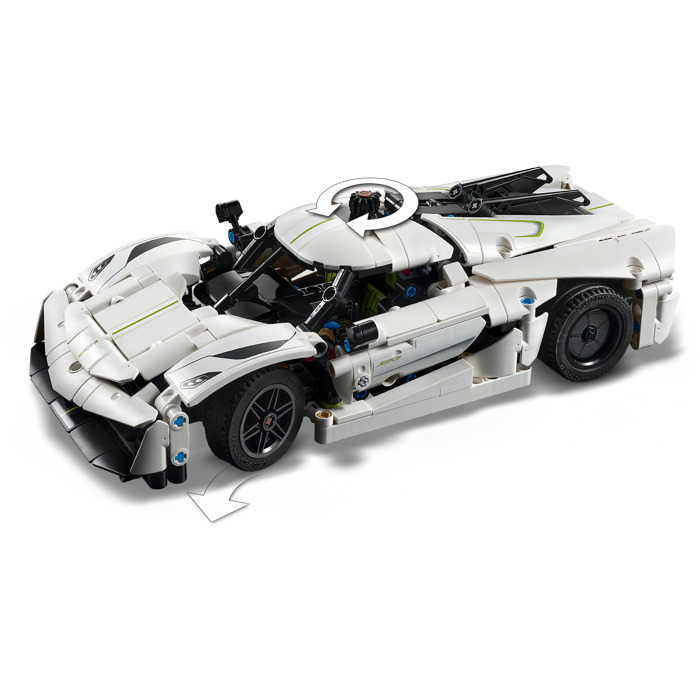 LEGO® Technic 42184 Biele hyperauto Koenigsegg Jesko Absolut