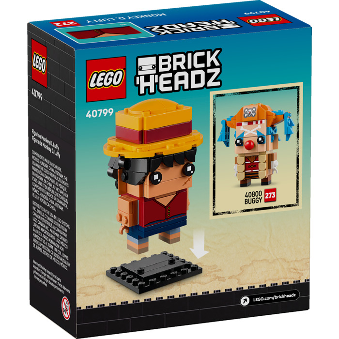 LEGO® BrickHeadz 40799 Figurka: Monkey D. Luffy