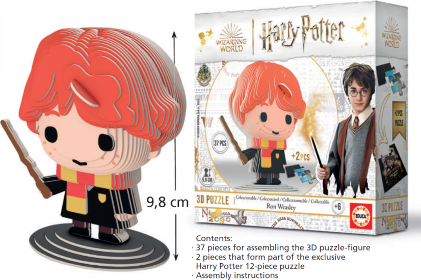 EDUCA 3D puzzle Harry Potter: Ron Weasley 