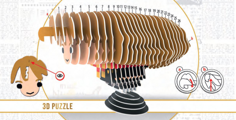 EDUCA 3D puzzle Harry Potter: Hermiona Grangerová