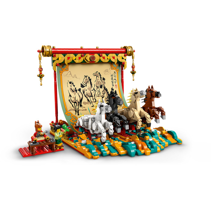 LEGO® 80119 Zvitok s obrazom cválajúcich koní