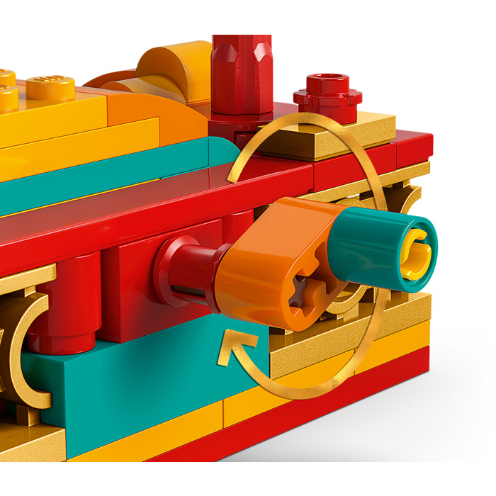 LEGO® 80119 Zvitok s obrazom cválajúcich koní