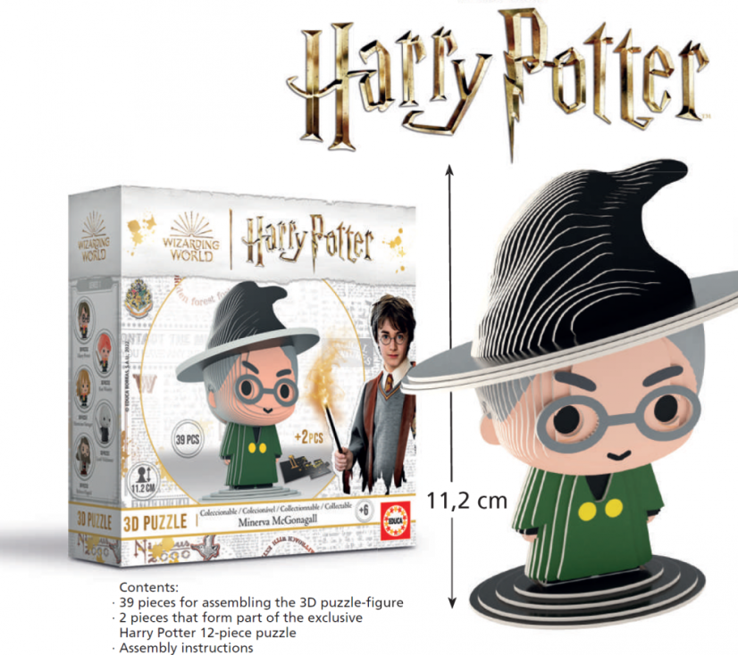 EDUCA 3D puzzle Harry Potter: Minerva McGonagallová