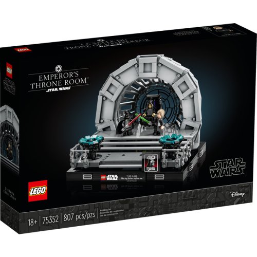 LEGO® Star Wars™ 75352 Císařův trůnní sál – diorama