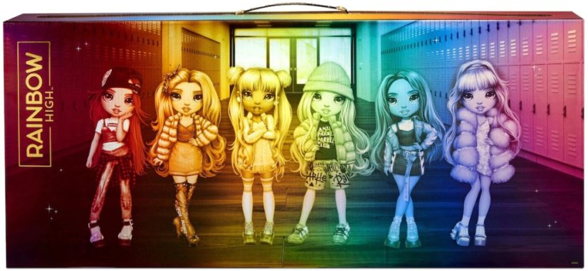 MGA Rainbow High Fashion bábiky 6pack s1