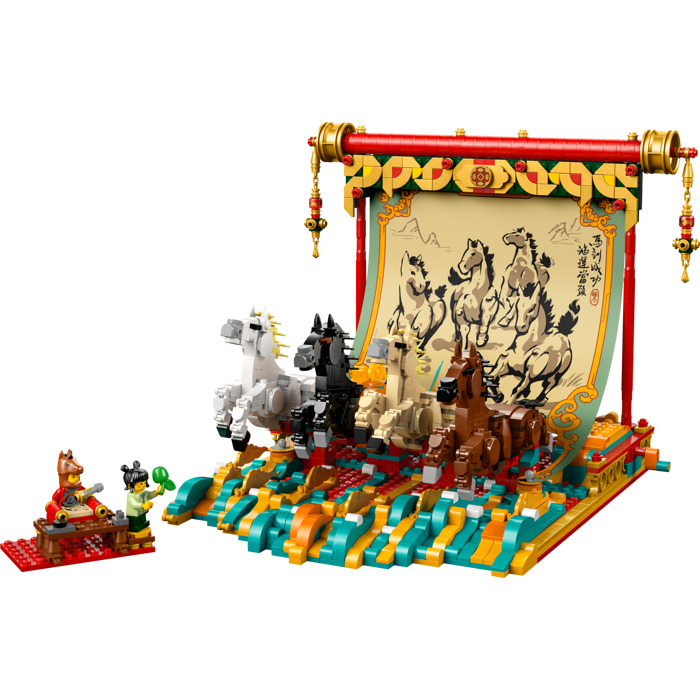 LEGO® 80119 Zvitok s obrazom cválajúcich koní