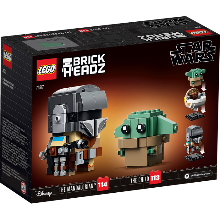 LEGO® BrickHeadz 75317 Mandalorian a dítě