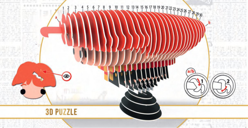 EDUCA 3D puzzle Harry Potter: Ron Weasley 